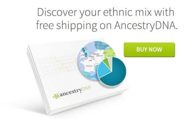 FREE SHIPPING at AncestryDNA! You may have missed the recent AncestryDNA Summer Sale, but Ancestry is now offering their autosomal DNA test kit, regularly priced at $99, for just $79 but with FREE SHIPPING! This saves you $9.95 when you use FREESHIPDNA at checkout